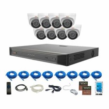 Ultra Hd Audio Capable 16 Ch. 3tb Nvr Surveillance System With 8 Cameras