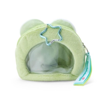 Kero Kero Keroppi Frog Plush Face shape Pouch Window Grand Prize