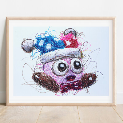 Marx Ballpoint Pen Print, Kirby Art Poster