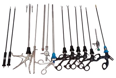 Laparoscopic Bipolar Monopolar Grasper Scissors Trocar Training Instruments Set