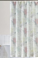 HOME CLASSICS Emiliana Floral Fabric Shower Curtain Floral Butterflies Kohls