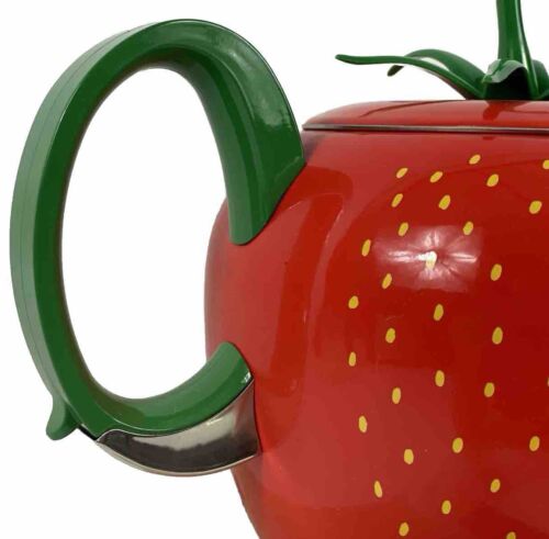 Copco Strawberry Enamel Metal Harmony Whistling Tea Kettle Pot 2.5 Qt 1994 NEWOB - Picture 23 of 24