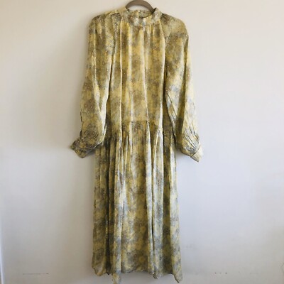 zara metallic thread dress