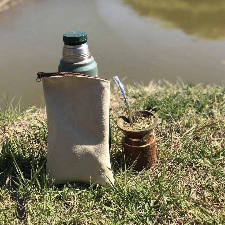 Контейнер ручной работы из натуральной кожи Yerba контейнер I Yerba Mate контейнер I сумка yerba - Изображение 4 из 4