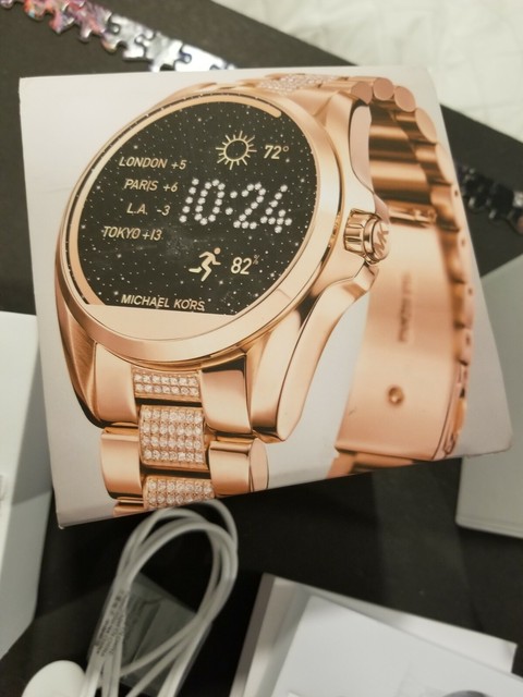 michael kors rose gold smartwatches