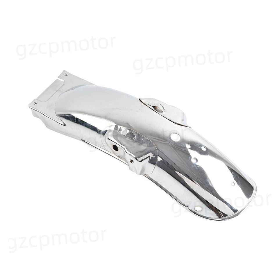 Chrome Aluminum Front Fender MudGuard Cover Protector For Honda GN125 Motorcycle - Image 2 of 4