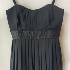 White House Black Market Bubble Dress Cocktail Strapless Pleated Size 2