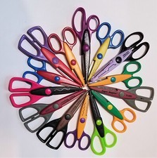 lot 15 craft scrapbooking scissors Fiskars Paper Shaper zig scallop wave variety