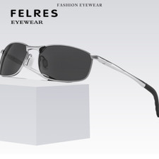 Men Women Metal Polarized Small Frame Sunglasses Outdoor Driving Glasses UV400