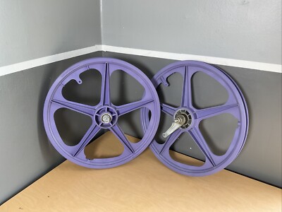 Vintage Mag Wheels Sate Lite Mags Purple Old School BMX 20” 1980s