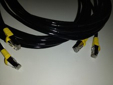 Ethernet Booster Extender CABLES - BUSINESS & HOME RJ45 Cat6 FTP Shielded black