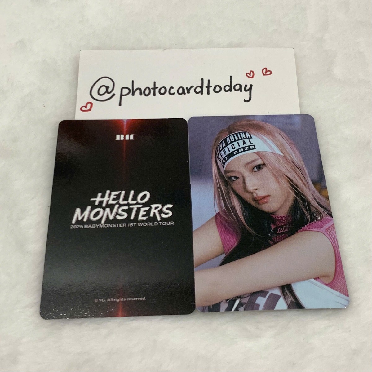 BABYMONSTER 2025 1ST WORLD TOUR HELLO MONSTERS OFFICIAL MERCH