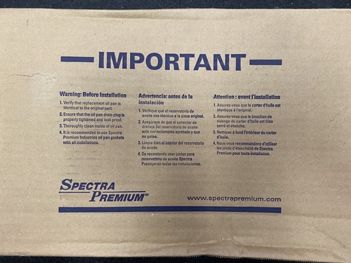 Spectra Premium Engine Oil Pan P/N: FP26A New - Picture 8 of 9