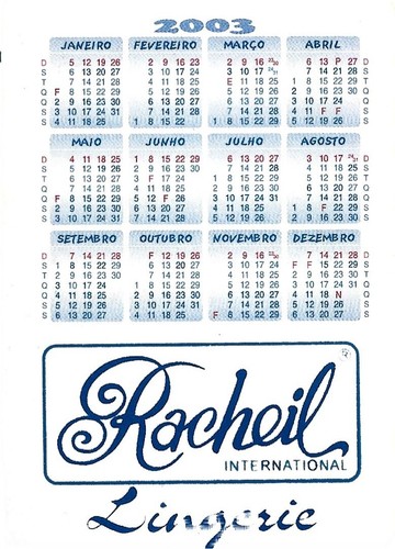 ⭕CALENDARIO TASCABILE PORTOGALLO - ANNO 2003 - SEXY GIRL - Foto 2 di 2
