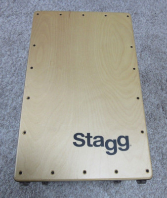 Stagg CAJ-BK DTS Standard-Größe Birken-Cajon Schwarz mit DTS