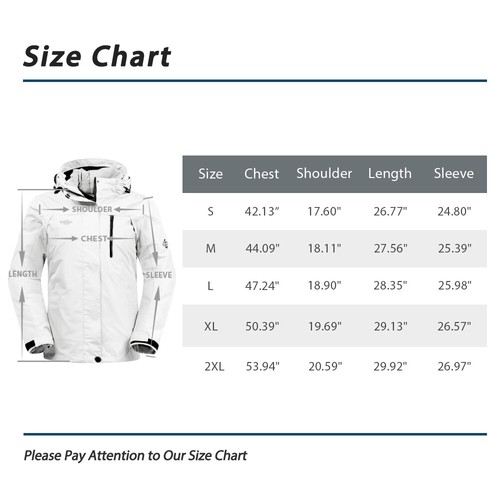 Wantdo Women's 3 in 1 Ski Jacket Warm Winter Raincoat Waterproof Snow Jackets - Picture 82 of 118