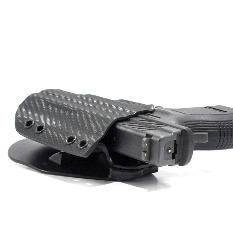 1911 - OWB Paddle Holster - Optic Ready - Matte Black & Black Carbon Fiber - Image 3 of 4