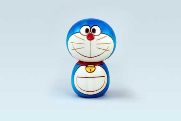 その他 usaburo kokeshi doll Doraemon Limited Japanese Nippon Usaburo Kokeshi Doll Doraemon 75mm MADE IN