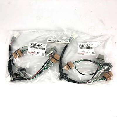 TOYOTA GENUINE 1997-1998 JZA80 Supra Tail Light Harness Wires x2