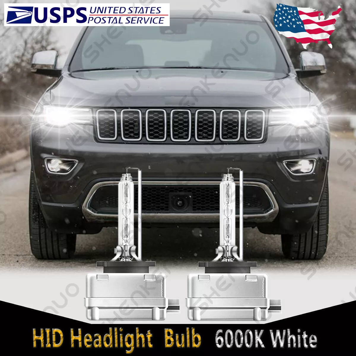 For Jeep Grand Cherokee 2014 2017 Front HID Xenon Headlight Bulb
