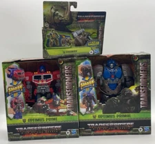 3PK Transformers Rise of the beast Set ~ Optimus Prime , Optimus Primal & Rhinox