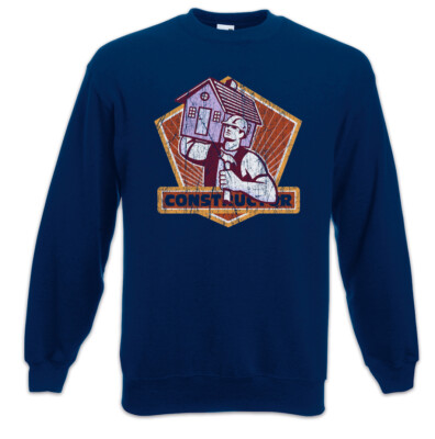 Constructor V Sweatshirt Pullover Housebuilder Bricklayer Mason Homebuilder