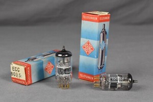 50 Pz Scatole Tubi TELEFUNKEN Per Tubi Audio ECC81-ECC88, E88CC E188CC