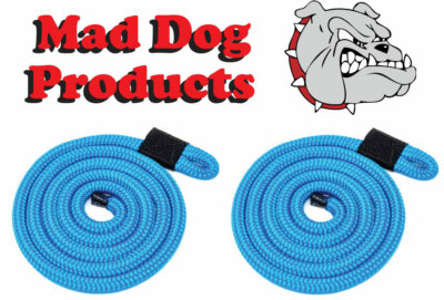 Royal Blue Double Braid Boating Fender Line - 3/8'' x 8' - Sold in Pairs