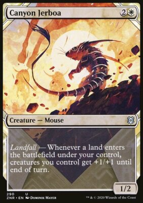 Magic the Gathering MTG Canyon Jerboa (290) Zendikar Rising   LP