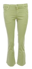 Cimarron corsaire pattes d'eph 7/8 stretch femme vert pale Chispa li vintage