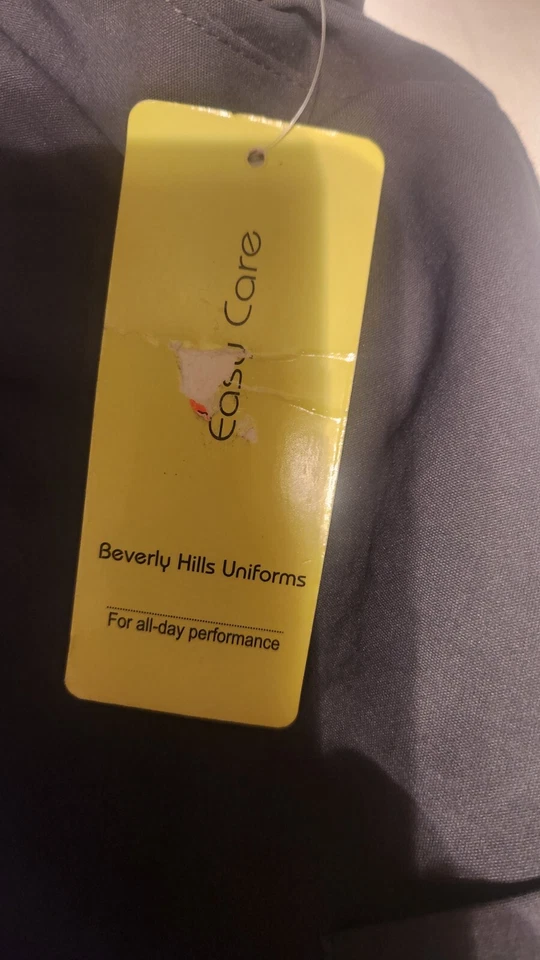 BEVERLY HILLS UNIFORMS SCRUBS JOGGERS SIZE 2 XL / PEWTER - Image 2 of 3