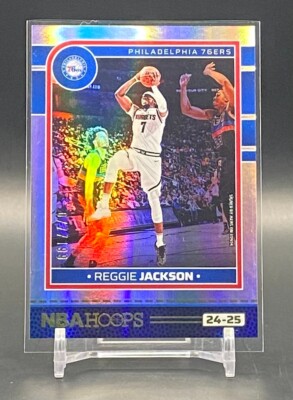 2024-25 Panini NBA Hoops Reggie Jackson Premium Box Set #/199 Philadelphia 76ers