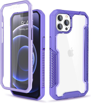 Lila Handyhülle für iPhone 13 Pro Max 6,7'' Full Body Robust Cover - Neu