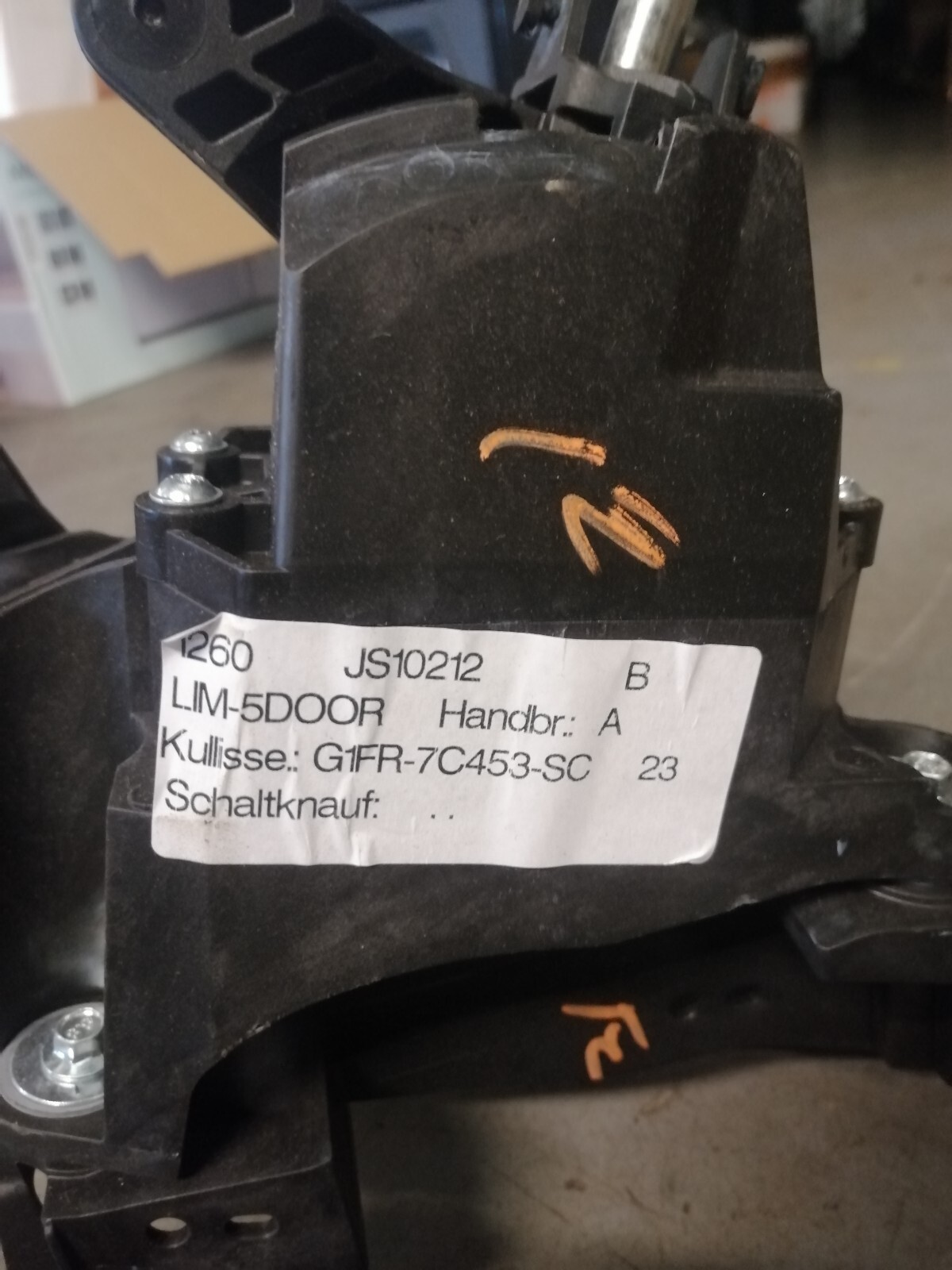 Ford focus RS gear cables and Selector 20152018 MK3 RS 2140769 G1FR