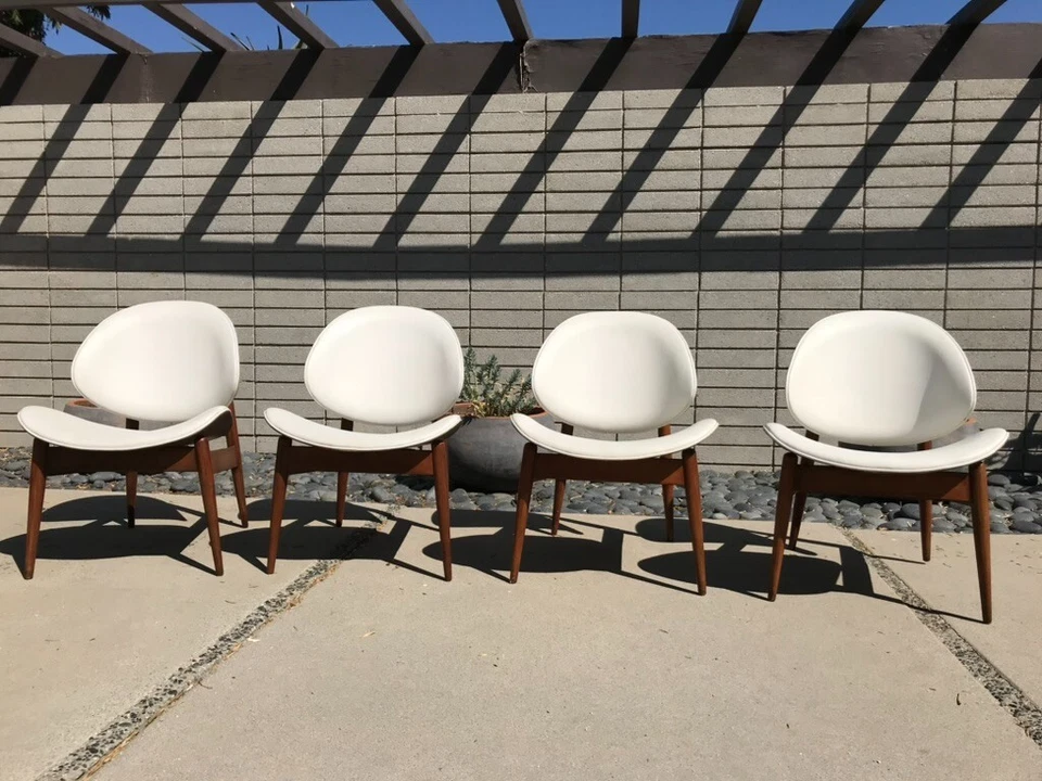 4 sillas Kodawood modernas de mediados de siglo atribuidas a Seymour James Weiner Foto 2 de 4