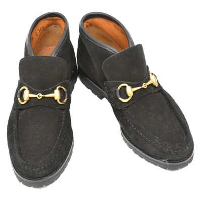 black and gold gucci shoes