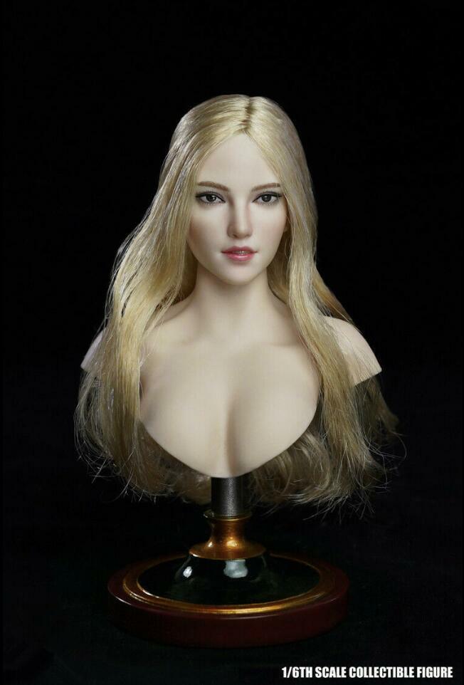 SUPERDUCK 1/6 Female Head Sculpt SDH018 B for 12" PALE PHICEN TBL Figure Doll