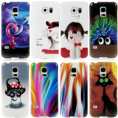 Apple iPhone 5 / 5S / SE TPU Silikon Case Handy Schutz Hülle Cover Etui Motiv - Bild 1 von 9