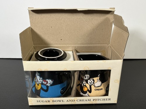 Disney Parks Authentic Mickey’s Really Swell Coffee Sugar & Creamer Set w/ Box - 第 14/17 張圖片