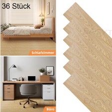 36 x Pavimento PVC Pavimento Vinile Piastrelle Laminato Pavimento Autoadesivo Marrone Legno