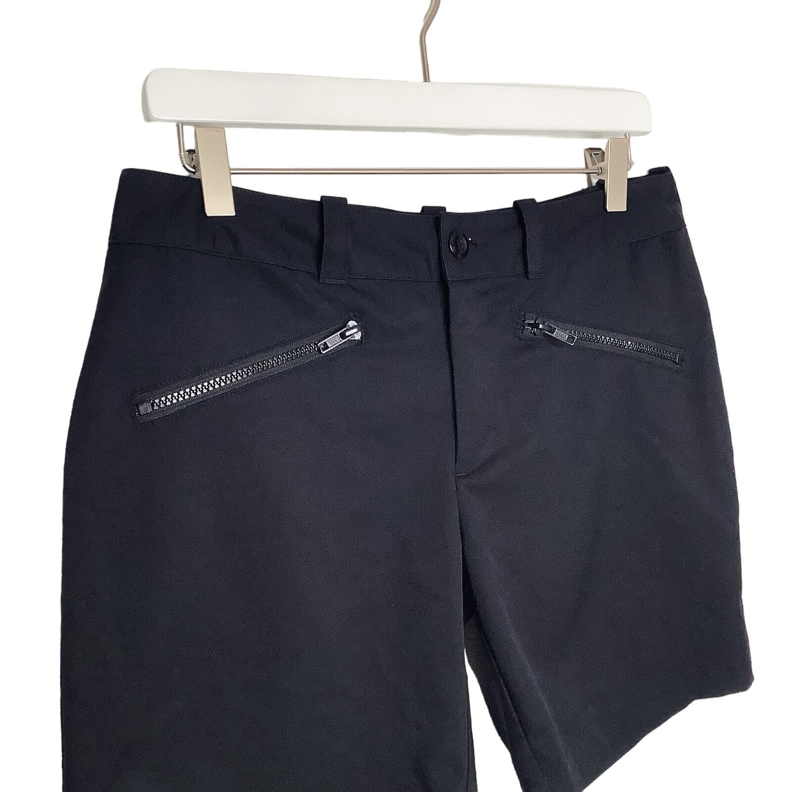 Pantaloncini FILA Sport Golf neri per prestazioni atletiche tasche con cerniera 8