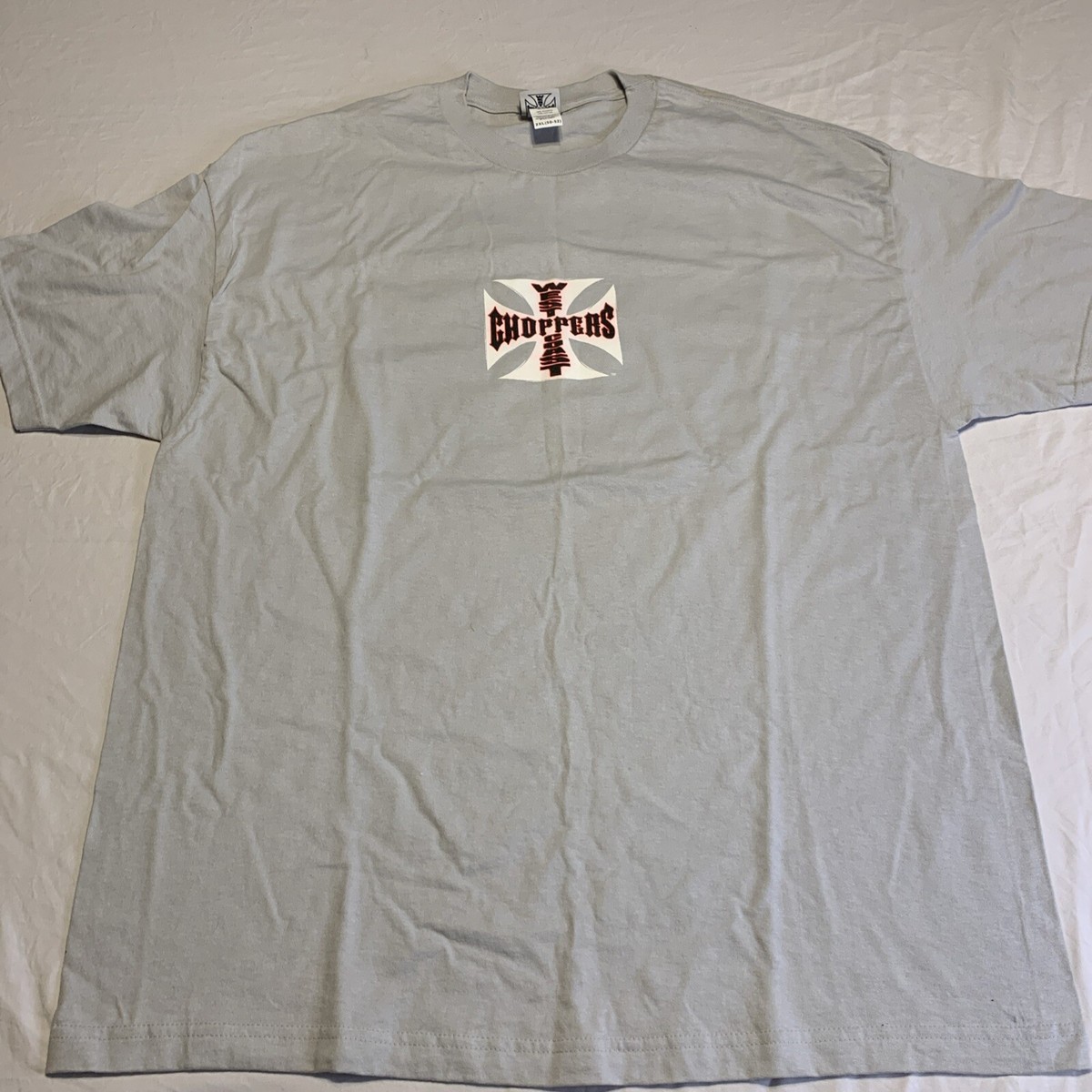 9*s様 usa製90s WEST COAST CHOPPERS All Spo Vintage West Coast Choppers 1990s Light Grey T Shirt Size 2XL NOS