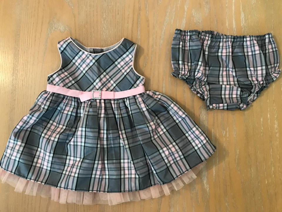 Bonnie Baby/Others Infant Girls 2 Piece Dresses Lot of 3 (1 New) Size 3-6 Months - Image 2 of 4