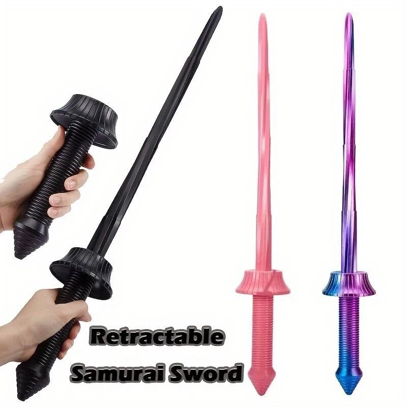 3D Print Telescopic Sword LED Rotating Spiral Sword Decompression Explosive  Toy | eBay