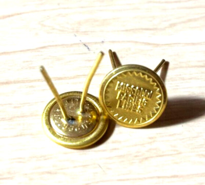 Missouri Pacific Lines Railroad Buttons 2 Cuff Links FREE SHIPPING