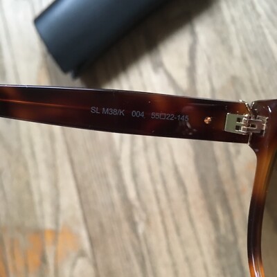 Yves Saint Laurent SL M38/K 004 Havana 55 22 145 Sunglasses  display picture 1