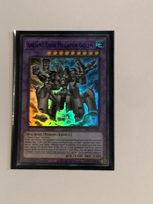 Ancient Gear Megaton Golem(Green) LDS1-EN088. Ultra Rare