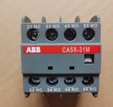 1PC NEW ABB Contactor auxiliary contact module CA5X-31M #LL