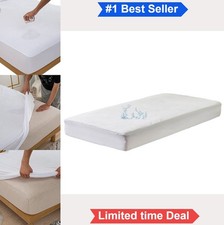 Waterproof RV Bunk Mattress Protector 30 x 75 Narrow Twin Fitted Bamboo Viscose