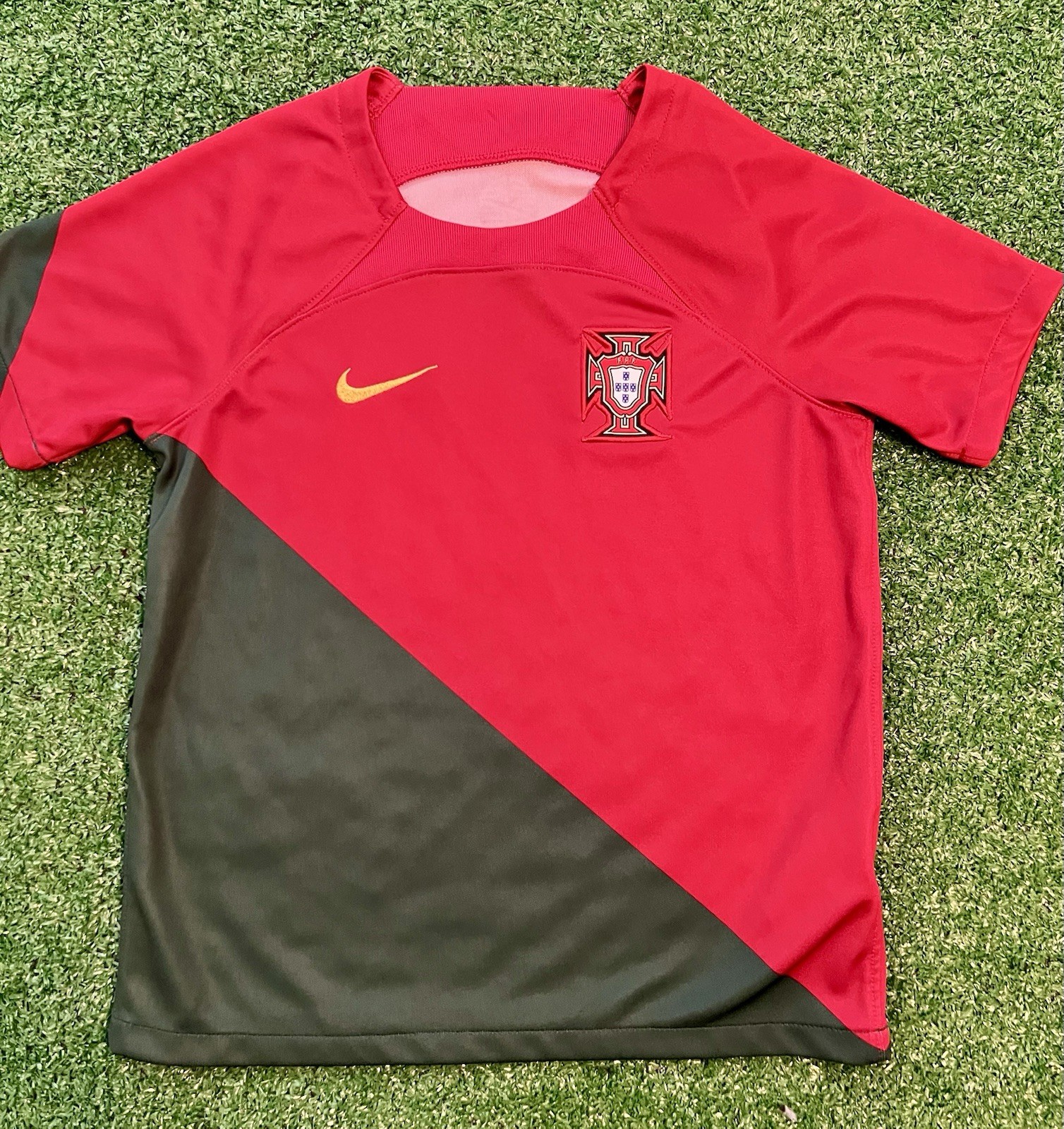 Portugal Soccer Jersey Vintage Youth Soccer Jersey Size Large Shirt